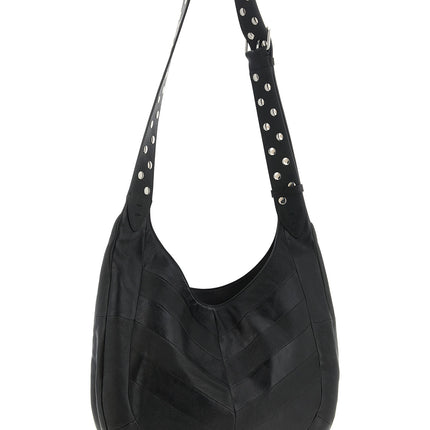 Valentino Garavani Black Lamb Leather Shoulder Bag