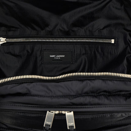 Saint Laurent Black Calfskin Backpack