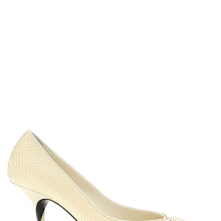 Jacquemus Beige Calfskin High Heel Pumps