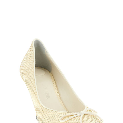 Jacquemus Beige Calfskin High Heel Pumps