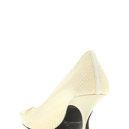 Jacquemus Beige Calfskin High Heel Pumps