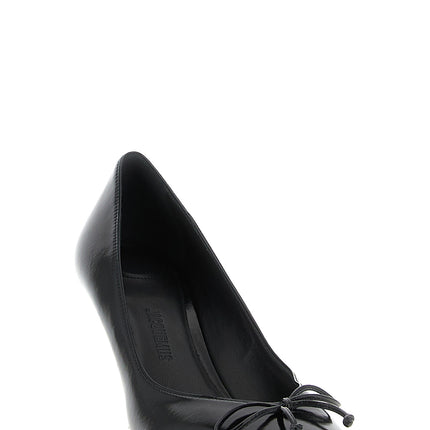 Jacquemus Black Cowhide High Heel Pumps