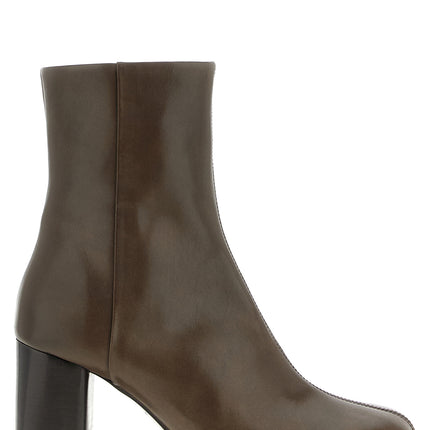 Lemaire Brown Calfskin Ankle Boots