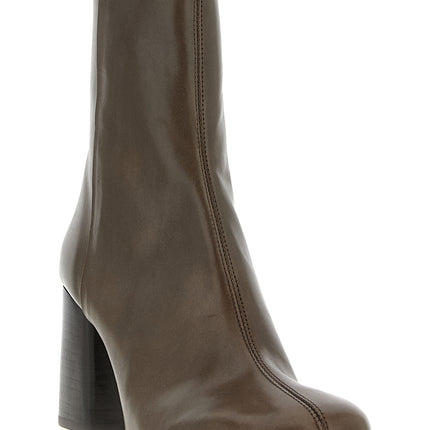Lemaire Brown Calfskin Ankle Boots