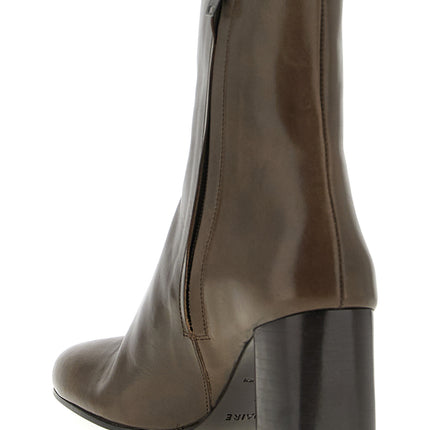 Lemaire Brown Calfskin Ankle Boots