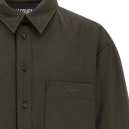 Jacquemus Bicolor Virgin Wool Shell Jacket