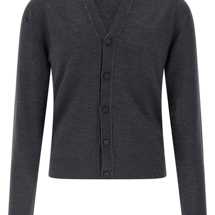 Jacquemus Gray Merino Wool Cardigan