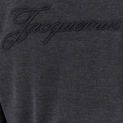 Jacquemus Gray Merino Wool Cardigan