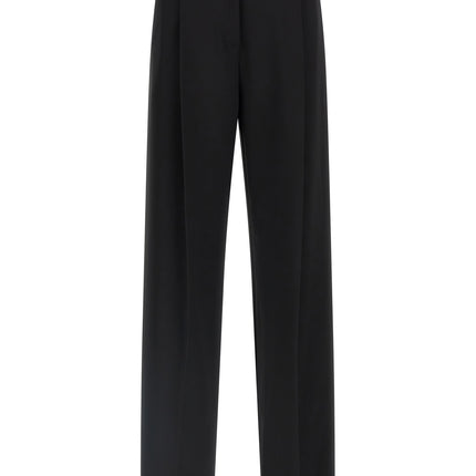 Elisabetta Franchi Black Polyester Casual Pants