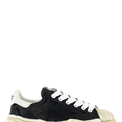 Maison Mihara Yasuhiro Black Cotton Sneakers