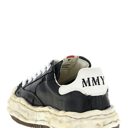 Maison Mihara Yasuhiro Black Cotton Sneakers
