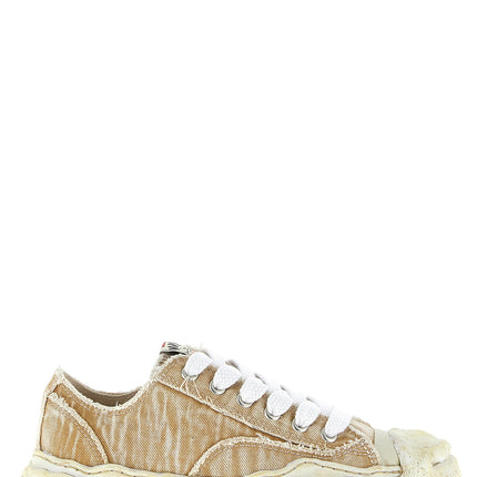 Maison Mihara Yasuhiro Beige Cotton Sneakers