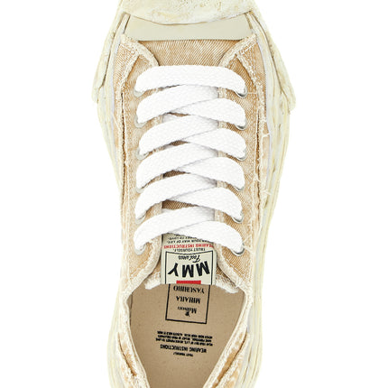 Maison Mihara Yasuhiro Beige Cotton Sneakers