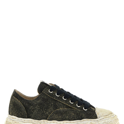 Maison Mihara Yasuhiro Black Cowhide Low Top Sneakers