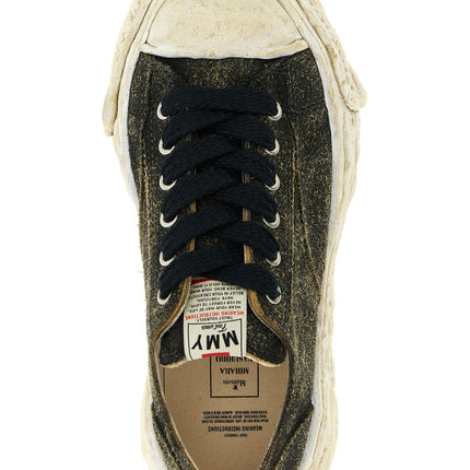 Maison Mihara Yasuhiro Black Cowhide Low Top Sneakers
