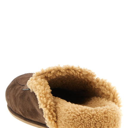 RENE CAOVILLA Brown Calfskin Slides