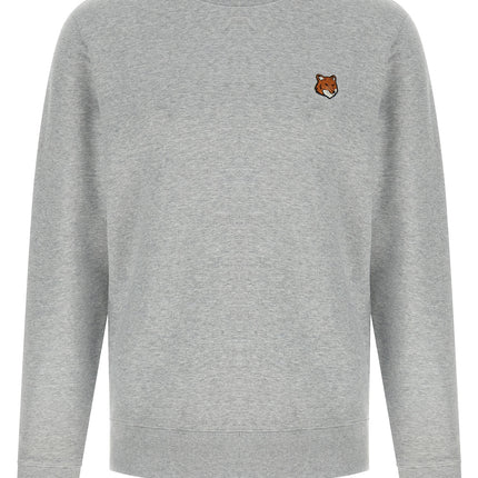 Maison Kitsuné Gray Cotton Sweatshirt