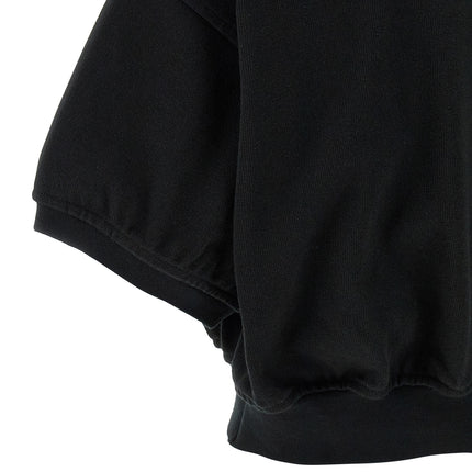 T BY ALEXANDER WANG Black Cotton Polo Shirt