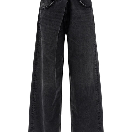 Agolde Black Cotton Jeans Denim