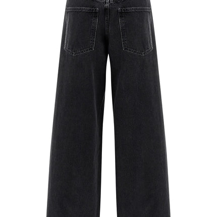 Agolde Black Cotton Jeans Denim