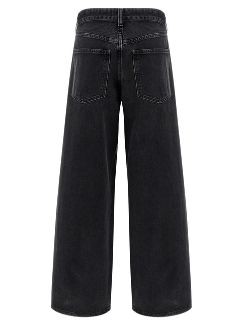 Agolde Black Cotton Jeans Denim