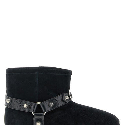 Balenciaga Black Calfskin Ankle Boots
