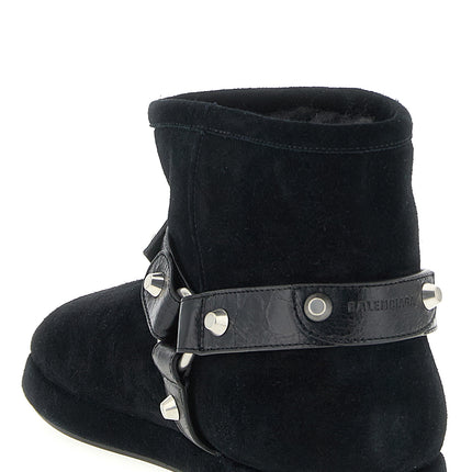 Balenciaga Black Calfskin Ankle Boots
