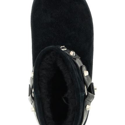 Balenciaga Black Calfskin Ankle Boots