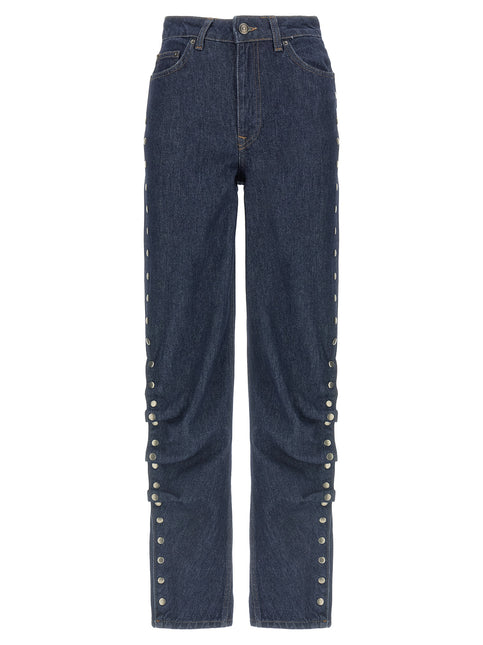 ROTATE BIRGER CHRISTENSEN Blue Cotton Jeans Denim
