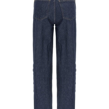 ROTATE BIRGER CHRISTENSEN Blue Cotton Jeans Denim