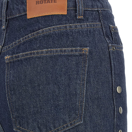 ROTATE BIRGER CHRISTENSEN Blue Cotton Jeans Denim