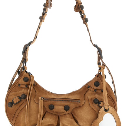 Balenciaga Brown Calfskin Shoulder Bag
