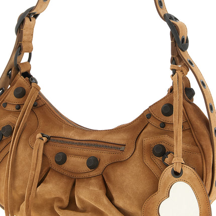 Balenciaga Brown Calfskin Shoulder Bag