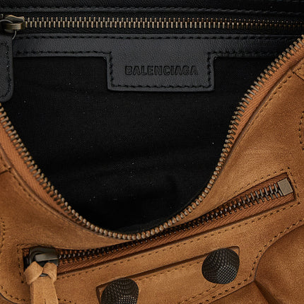 Balenciaga Brown Calfskin Shoulder Bag