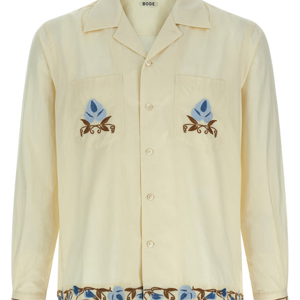 BODE Beige Cotton Blouse