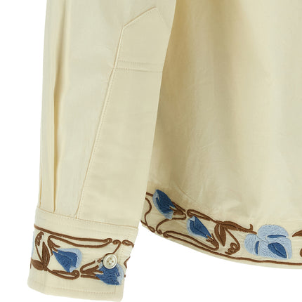 BODE Beige Cotton Blouse