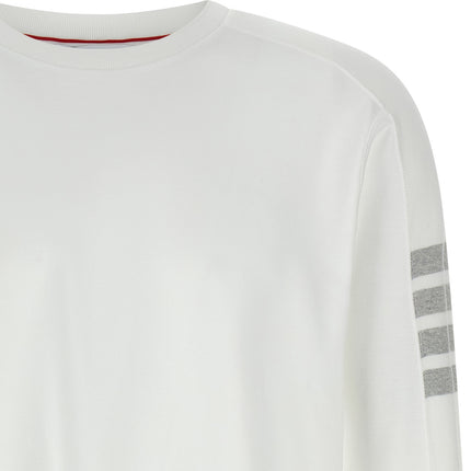 Thom Browne White Cotton T-Shirt