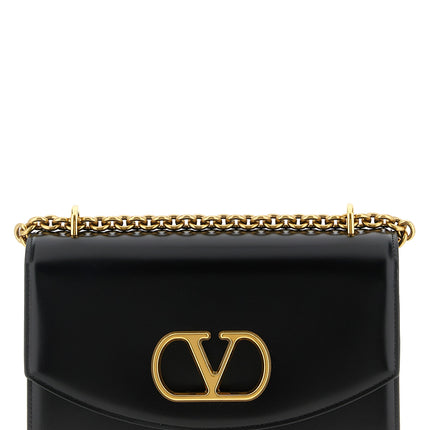 Valentino Garavani Black Calfskin Shoulder Bag