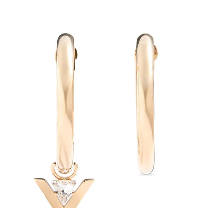 Valentino Garavani Gold Brass Earrings