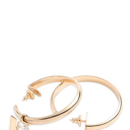 Valentino Garavani Gold Brass Earrings