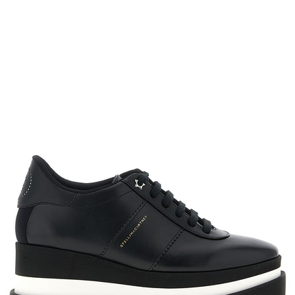Stella McCartney Black Polyethylene Wedge Sandals