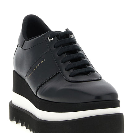 Stella McCartney Black Polyethylene Wedge Sandals