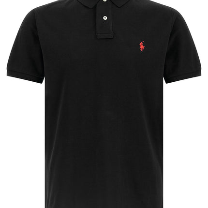 Polo Ralph Lauren Black Cotton Polo Shirt