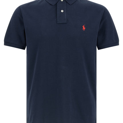 Polo Ralph Lauren Blue Cotton Polo Shirt