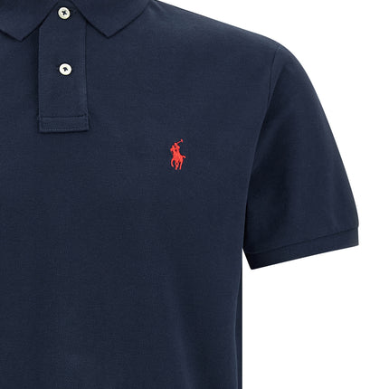 Polo Ralph Lauren Blue Cotton Polo Shirt