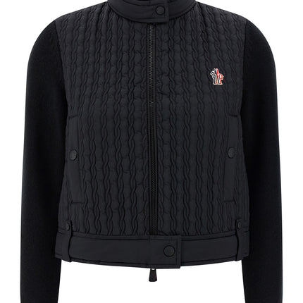 Moncler Grenoble Black Polyamide Cardigan