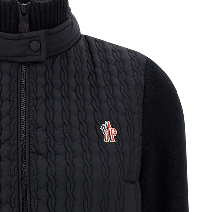 Moncler Grenoble Black Polyamide Cardigan