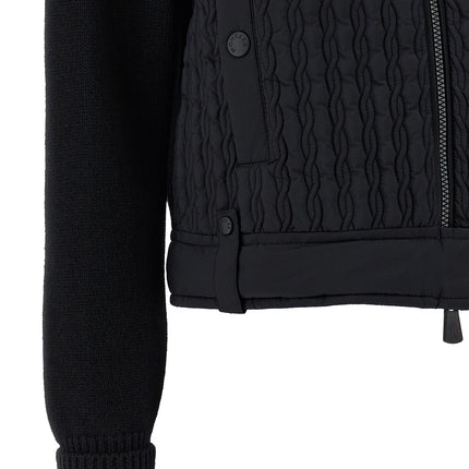 Moncler Grenoble Black Polyamide Cardigan