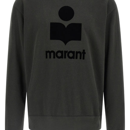 MARANT Black Cotton Sweatshirt