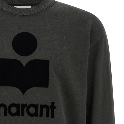 MARANT Black Cotton Sweatshirt